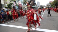 Rute Karnaval Cap Go Meh dimulai dari panggung utama menuju Jalan Hayam Wuruk ke arah Harmoni, putar balik depan Gajah Mada Plaza dan finish di depan Green Central City, Minggu (4/3/2018).