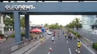 Jalanan ditutup sementara karena adanya lomba ini (Foto: Dok. Euronews)