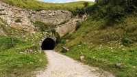Kedua, bunker bernama Fortress of Mimoyecques dibangun oleh Nazi pada 1943 dan 1944. Istimewa/Gilles Messian.