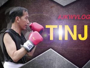 Ngevlog, Jokowi Pamer Latihan Tinju