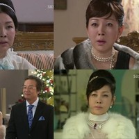 Tampilan khas ibu-ibu kaya yang paling sering terlihat di drama Korea adalah penggunaan aksesori mutiara, jaket bulu, atau menggabungkan keduanya. Foto: Soompi