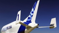 Karena ukuran Airbus Beluga A300-600ST sangat besar dan bentuknya mirip paus beluga (CNN Travel)