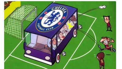 Meme Lucu Soal Chelsea Parkir Bus Lawan City