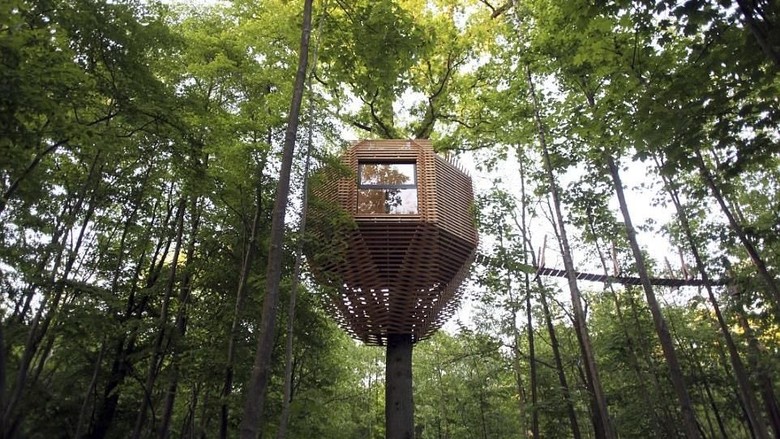 Rumah Pohon Keren Di Tengah Hutan Prancis, Mau Ke Sini?