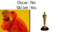Mungkin ini yang diharapkan para nominasi, seperti pidatonya Sam Rockwell yang salah sebut Ski Jet. (Dok. Ist)