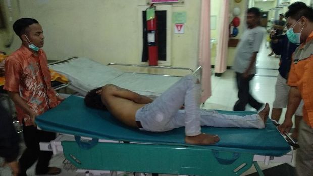 Bagus saat dirawat di rumah sakit