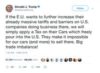 Membaca Kembali Twit-twit Trump Soal Bea Impor Baja