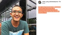 Caisar pun sudah tak sungkan memposting kata-kata mesra di medsosnya, meski sebenarnya ia masih malu-malu mengunggah foto sang kekasih. Foto: istimewa