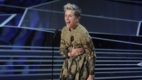 Sedangkan Best Actress diraih oleh Frances McDormand. REUTERS/Lucas Jackson.