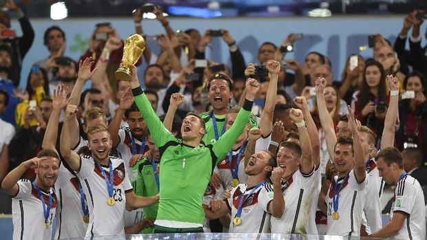 Jerman meraih trofi Piala Dunia keempat pada Piala Dunia 2014.