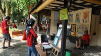 Lapak-lapak tersebut, saat dikunjungi detikTravel terlihat sepi (Shinta/detikTravel)