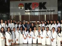 Di KPK, Puteri Indonesia Dikenalkan soal Perempuan Antikorupsi
