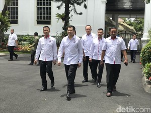 Menghadap Jokowi di Istana Presiden, Hary Tanoe: Silaturahmi Aja