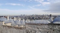 Pemandangan Istanbul dari halaman masjid (Kurnia/detikTravel)
