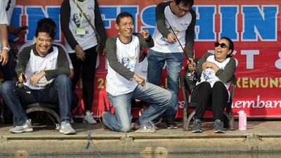 Intip Keseruan Menteri BUMN Rini Soemarno Mancing Yuk!