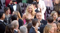 Jennifer Lawrence saat tampil di Oscar 2018 di Hollywood, California, AS pada Minggu (4/3) waktu setempat. Matt Winkelmeyer/Getty Images.