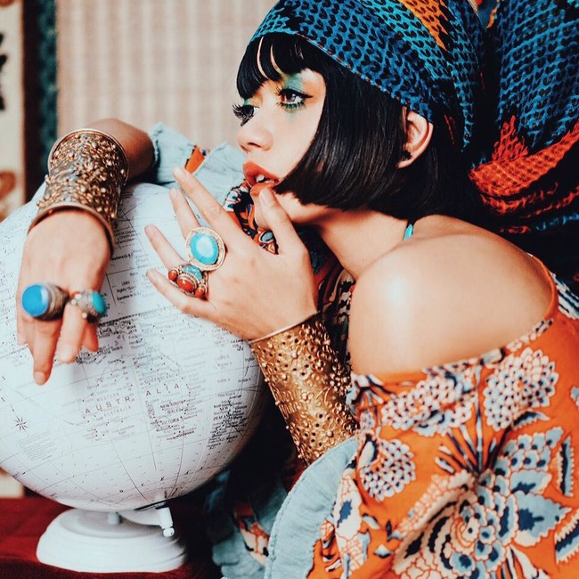 Dylan Sada juga dikenal dengan penampilannya yang unik dan nyentrik. Foto: Instagram