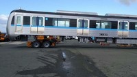 Setiap kereta tersebut memiliki berat 31 ton dan telah dibawa dari pabrik Toyokawa ke pelabuhan Toyohashi mulai tanggal 21 Februari hingga 28 Februari 2018 lalu. Pool/MRT Jakarta.