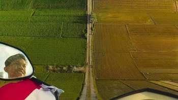 Hal itu dilakukan terus hingga mencapai ketinggian lebih dari 100m, juga jarak 100m dari titik semula. Angle kamera pun diarahkan hingga 90 derajat vertikal mengarah ke bawah. Foto: instagram.com/dodiefdi