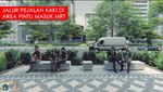 Desain Wajah Baru Trotoar Sudirman-Thamrin Gagasan Anies