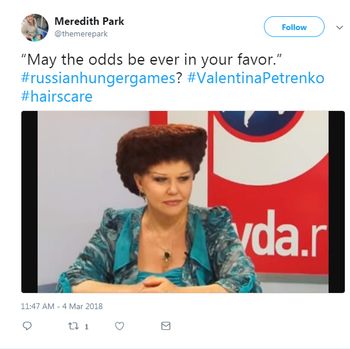 Politikus Wanita Rusia Jadi Viral karena Gaya Rambutnya yang Unik dan Lucu