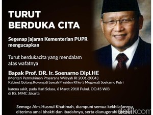 Mengenang Soenarno, Menteri yang Mulai Bangun Tol Cipularang