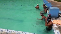 Latihan tentu saja juga dilakukan di kolam renang (Foto: Dok. Istimewa)
