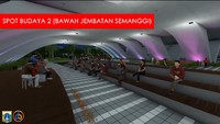 Kolong jembatan Semanggi juga akan dibangun spot budaya. (Foto: Screenshot YouTube Pemprov DKI Jakarta)