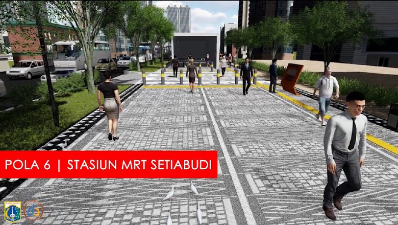 Trotoar Sudirman-Thamrin, Direncanakan Ahok Disempurnakan Anies Trotoar Sudirman-Thamrin, Direncanakan Ahok Disempurnakan Anies