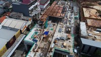 Sementara ini adalah stasiun Velodrome yang menjadi stasiun LRT Jakarta terakhir. Pool/Wijaya Karya.