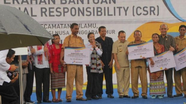 Menteri BUMN Rini Soemarno di Kupang