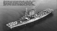 USS Lexington rusak parah saat bertempur melawan tiga kapal induk Jepang dari 4-8 Mei 1942 dalam Pertempuran Laut Koral. Kapal induk AS itu akhirnya ditenggelamkan secara sengaja oleh kapal perang AS lainnya saat pertempuran berakhir. Foto: US Navy/CNN