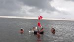 Melihat Latihan Kopda Budi Sebelum Taklukkan Selat Sunda 9,5 Jam