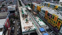 Dua gerbong pertama akan tiba di Jakarta paling lambat di akhir bulan April 2018, sehingga testing & commissioning dapat dimulai di bulan Mei 2018. Pool/Wijaya Karya.