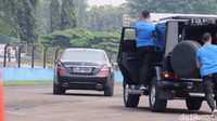 Foto: Jokowi dan Ananda di Sirkuit Sentul (Dika-detikcom)