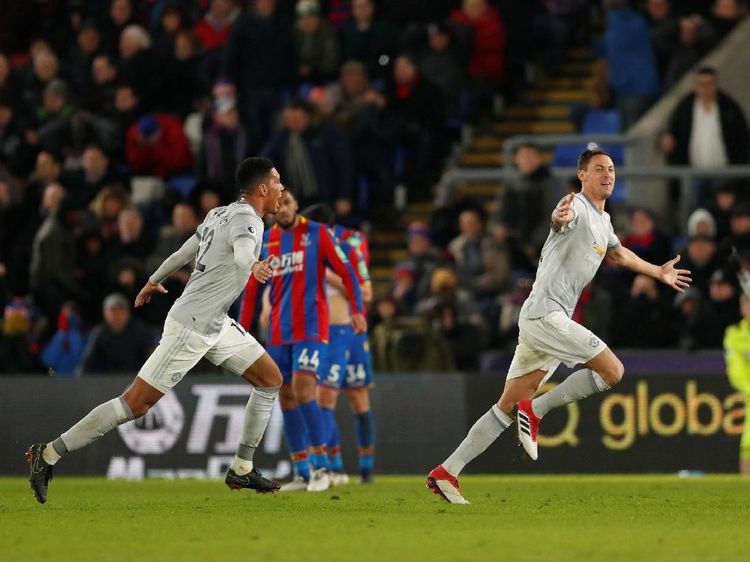 Foto: Kemenangan Dramatis Setan Merah di Selhurst Park