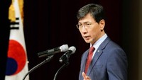 Menurut Kim Ji-Eun, pemerkosaan terakhir terjadi ketika Ahn memanggilnya ke ruangan kantornya pada 25 Februari malam lalu. Pengakuan Kim ini mencuat saat Korsel tengah marak gerakan antipelecehan seksual #MeToo, yang sebelumnya ramai di Hollywood. Foto: AFP PHOTO/YONHAP