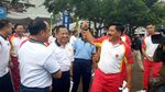 Saat Kapolri dan Panglima TNI Senam Hingga Makan Bubur Bareng