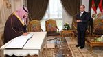 Foto: Ini yang Dilakukan Putra Mahkota Arab Saudi Saat Kunjungi Mesir