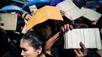 Finalis terpuji Open Competition kategori Street Photography - Sakulchai Sikitikul dari Thailand. Foto: Sony World Photography Award
