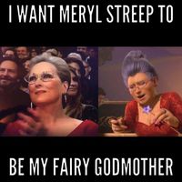 Pakai Gaun Merah di Oscars, Meryl Streep Mirip Ibu Peri dari Film 'Shr...