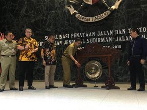 Anies Tunjukkan Desain Baru Trotoar Sudirman-MH Thamrin
