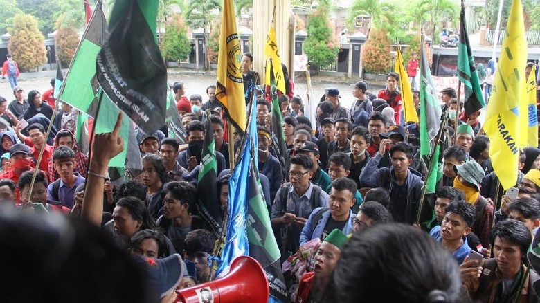 Tolak UU MD3 dan RKUHP, Demo Mahasiswa di Kalimantan Utara 