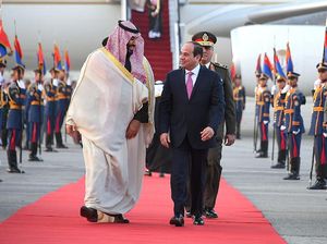 Foto: Ini yang Dilakukan Putra Mahkota Arab Saudi Saat Kunjungi Mesir