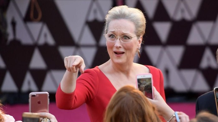 HOLLYWOOD, CA - MARCH 04: Meryl Streep attends the 90th Annual Academy Awards at Hollywood & Highland Center on March 4, 2018 in Hollywood, California. (Photo by Matt Winkelmeyer/Getty Images)
