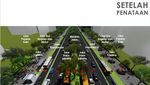 Before After Desain Trotoar Sudirman-Thamrin yang Digagas Anies