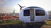 Inilah The Ecocapsule, rumah berbentuk telur yang ramah lingkungan. Rumah ini didesain oleh arsitek dari Slowakia. (The Ecocapsule)