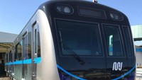 Kereta MRT Jakarta akan beroperasi Maret 2019 mendatang dan akan melintas di jalur layang dan bawah tanah sepanjang 16 km. Istimewa/PT MRT Jakarta.
