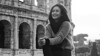 Cita Citata saat menikmati liburannya di Roma, Itali. (Dok. Instagram/cita_citata)