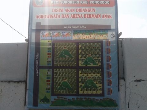 Digelontorkan dana Rp 160 juta untuk membangun agrowisata